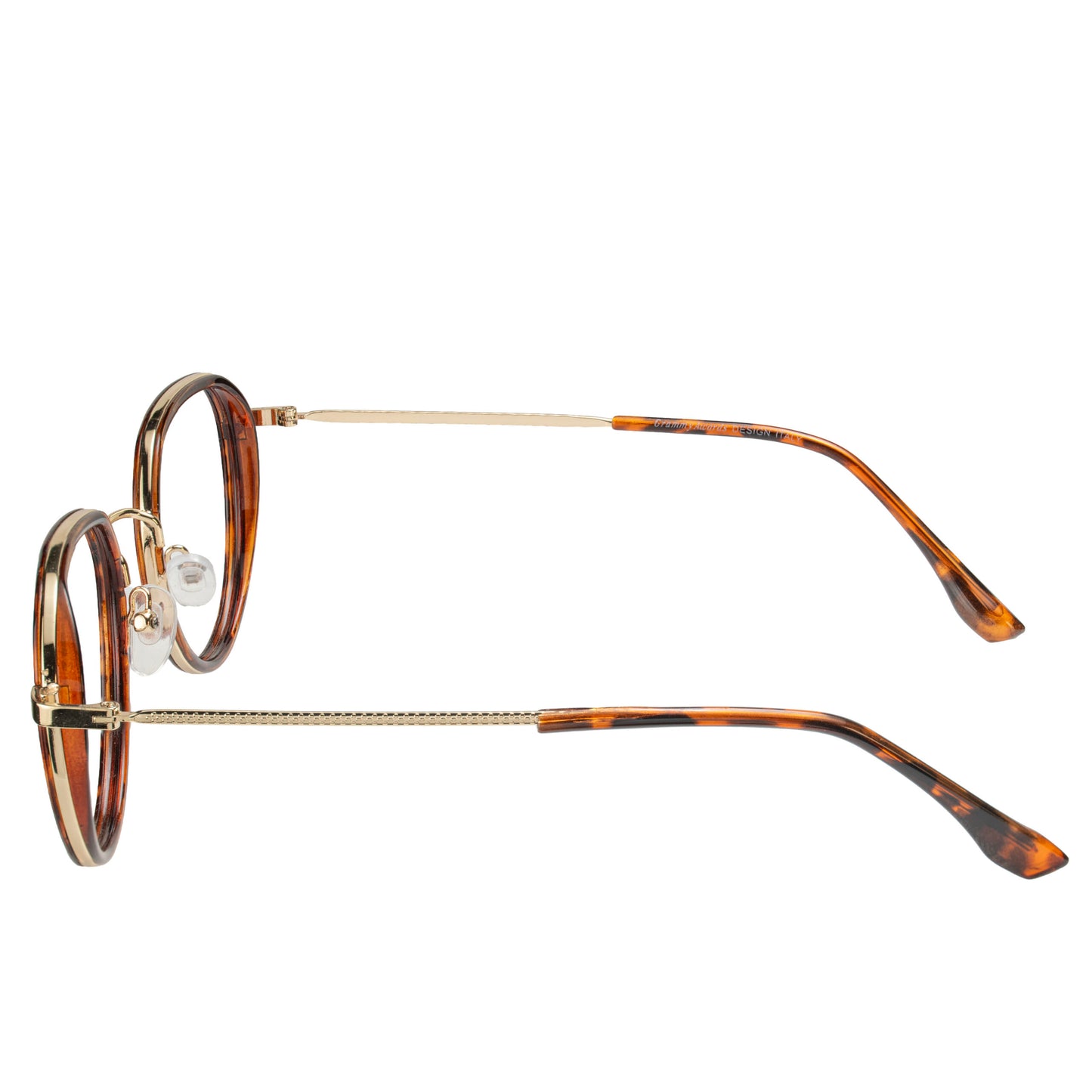 Monarch Amber Hexagon Eyewear