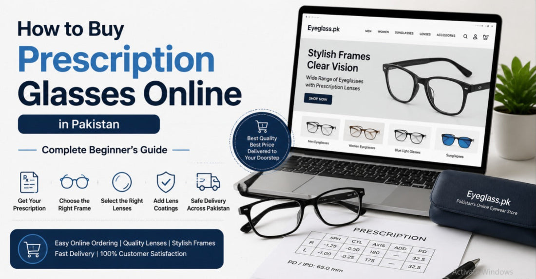 How to Buy Prescription Glasses Online in Pakistan: Complete Beginner's Guide