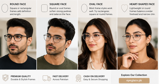 Eyeglasses for round face shape square and rectangular frames style guide