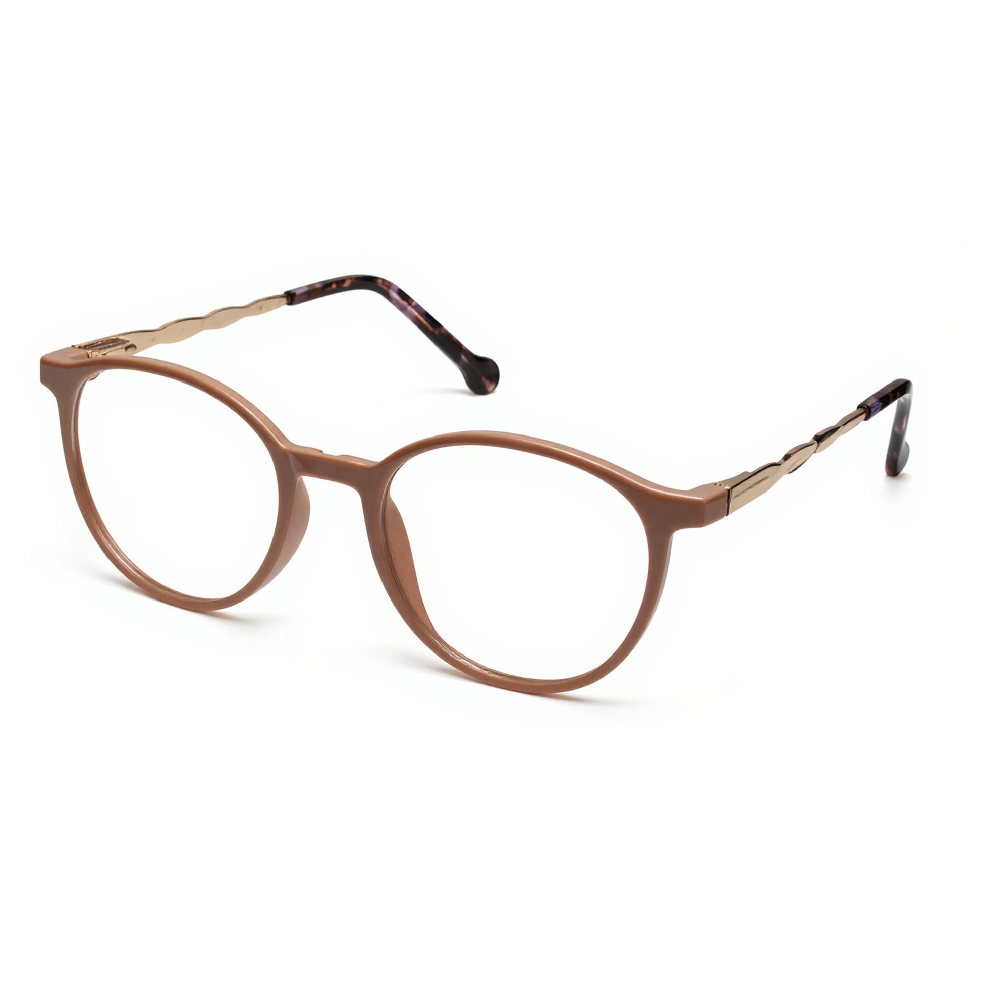 Women wearing rose gold clip-on sunglasses stylish modern look Eyeglass.pk