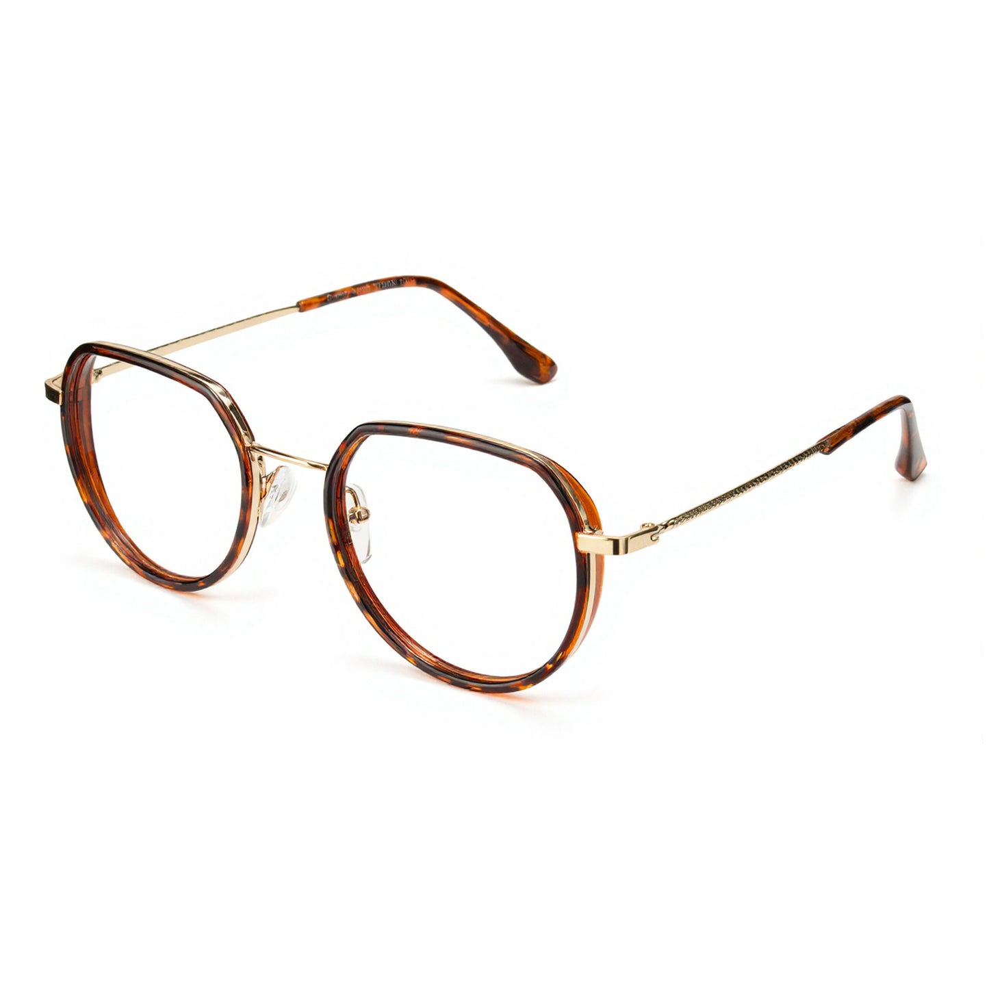 Monarch Amber Hexagon Eyewear
