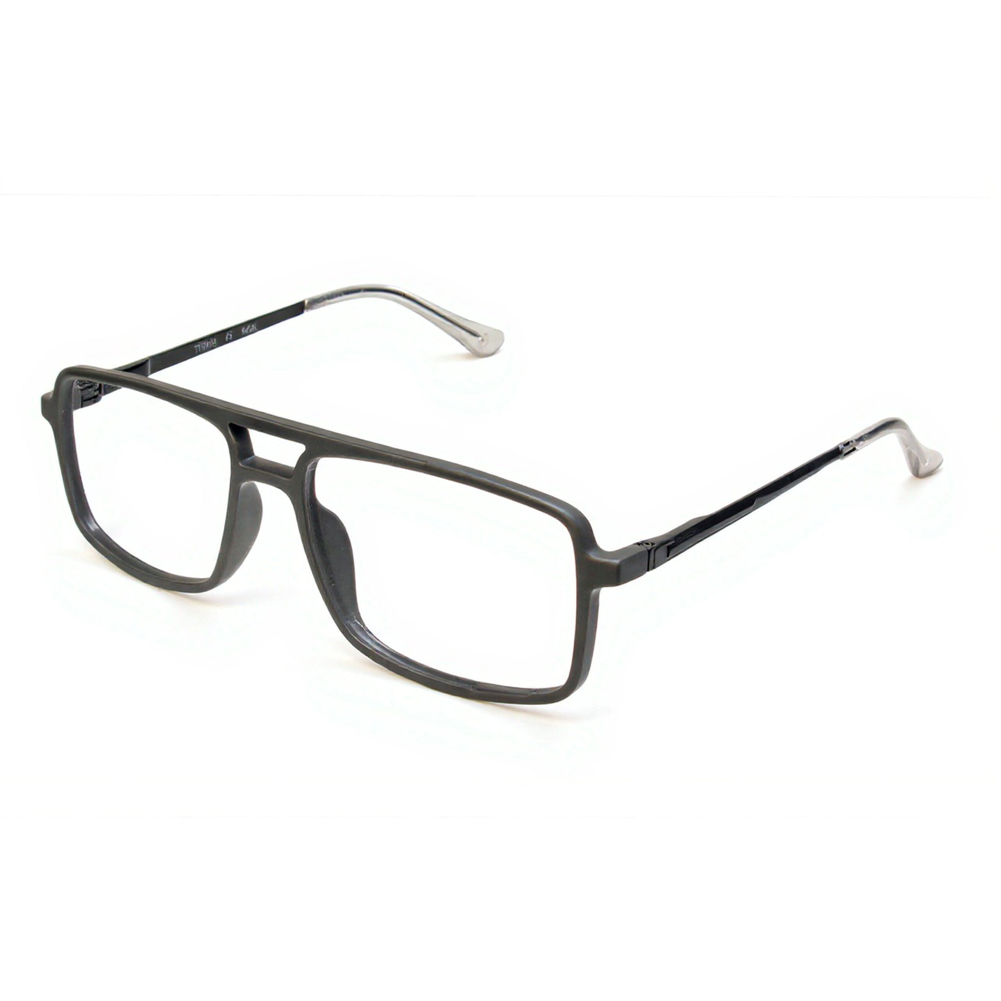 Sleek grey Titan Square Eyewear suitable for office and casual wear