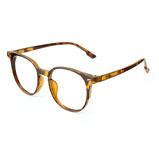 Amber Tortoise Round Glasses