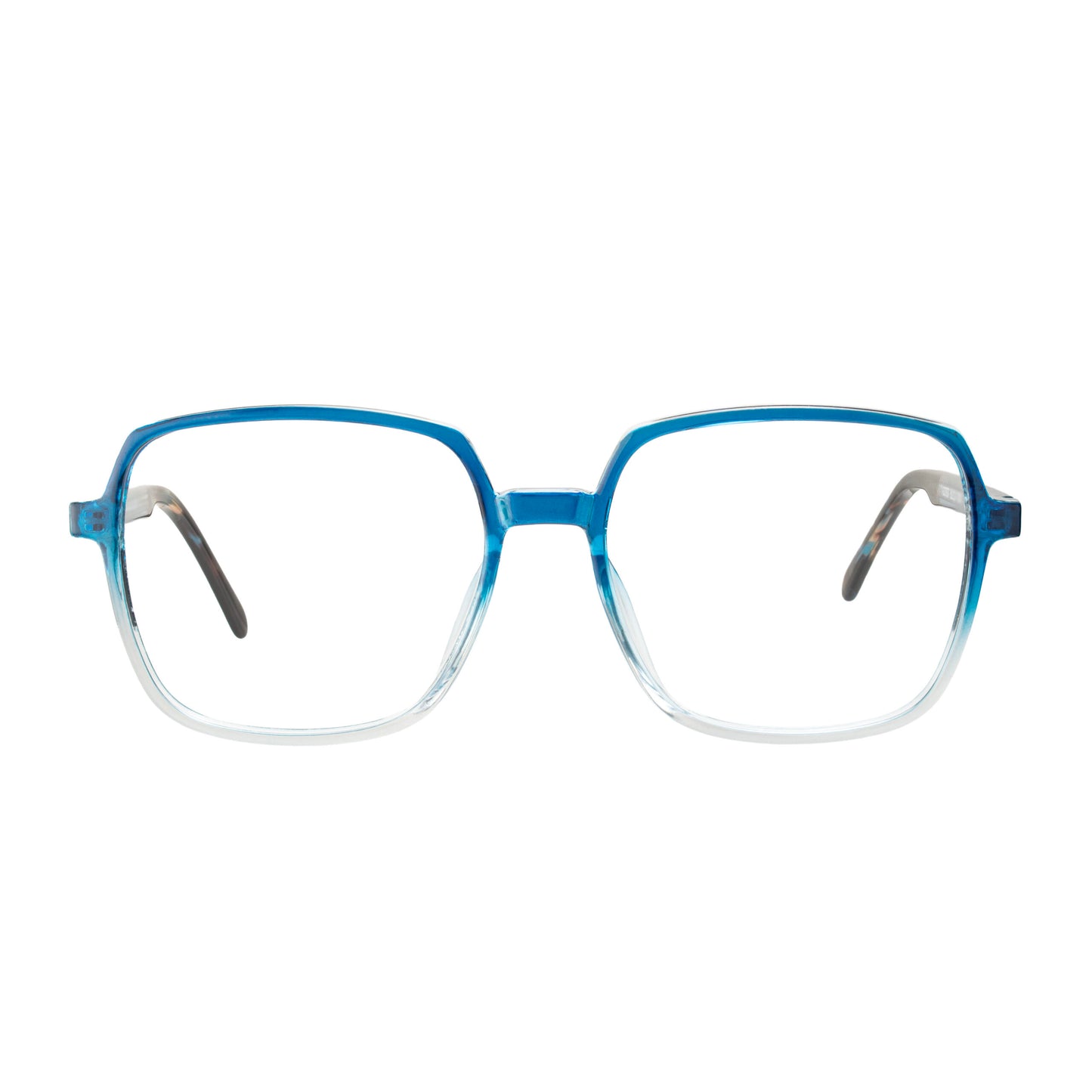 Lightweight sky blue transparent eyeglass frame with durable TR90 material – Eyeglass.pk