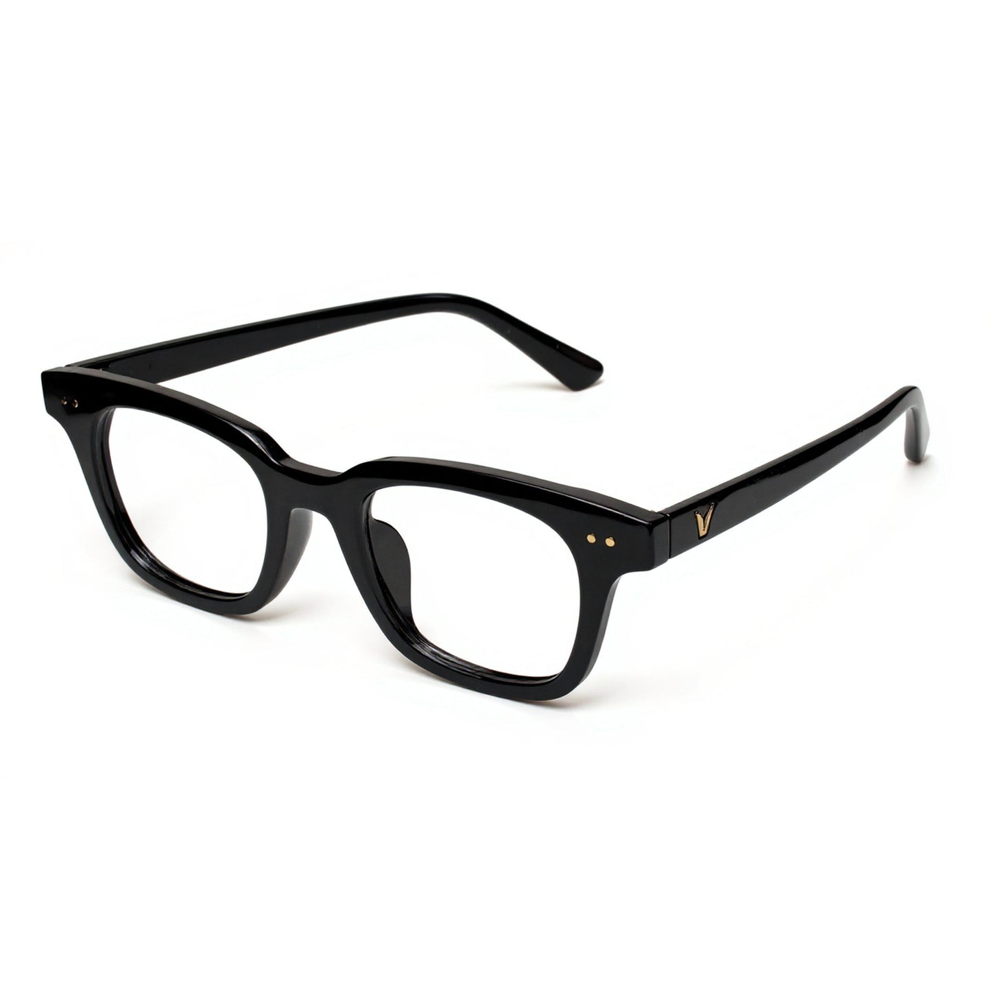Regal Vision designer eyewear square glasses – elegant fashion frame angled view Pakistan