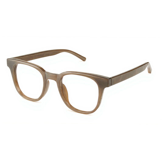 Taupe Vision Square Glasses