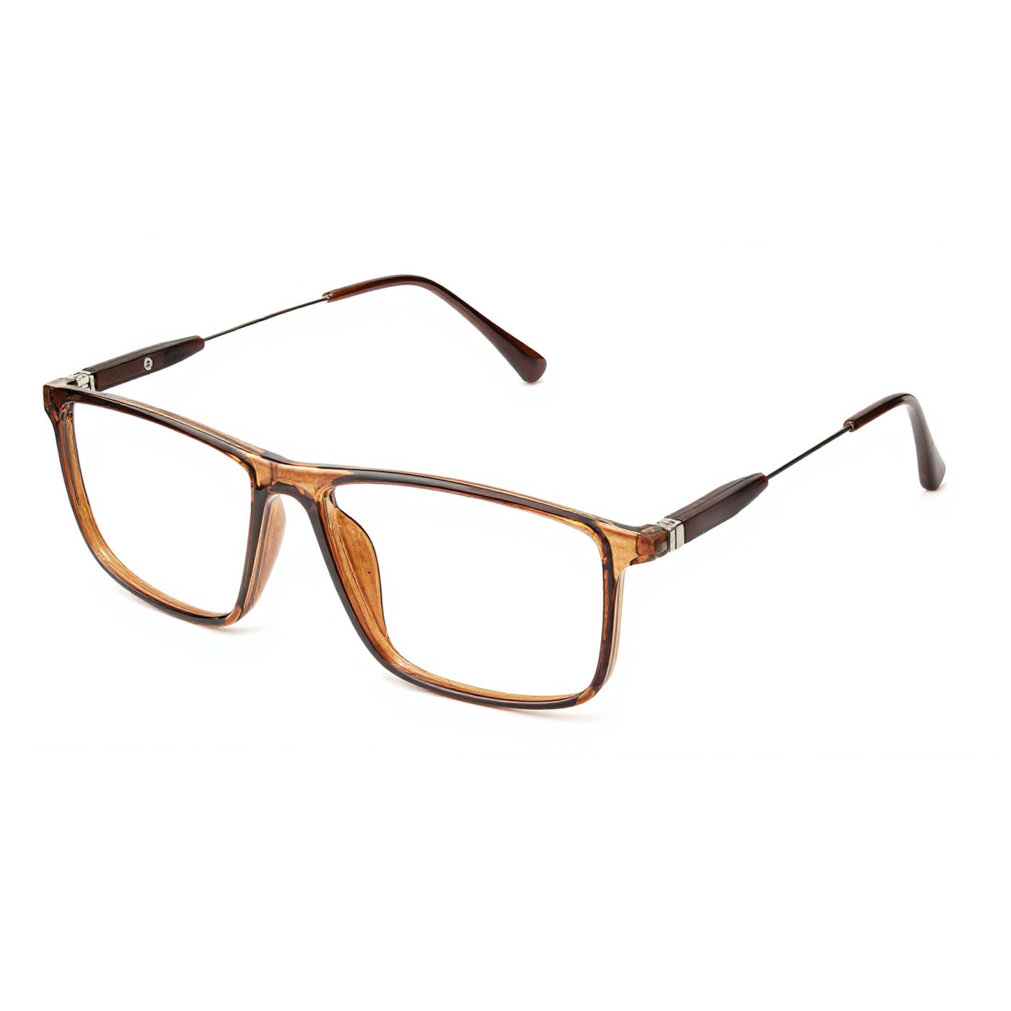 “Soft Brown TR Frame Lightweight Unisex Glasses by Eyeglass.pk”