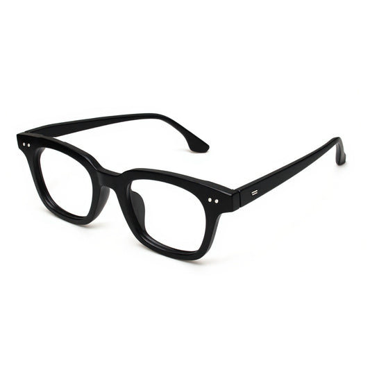 Aero Bold Matte Black Eyeglasses