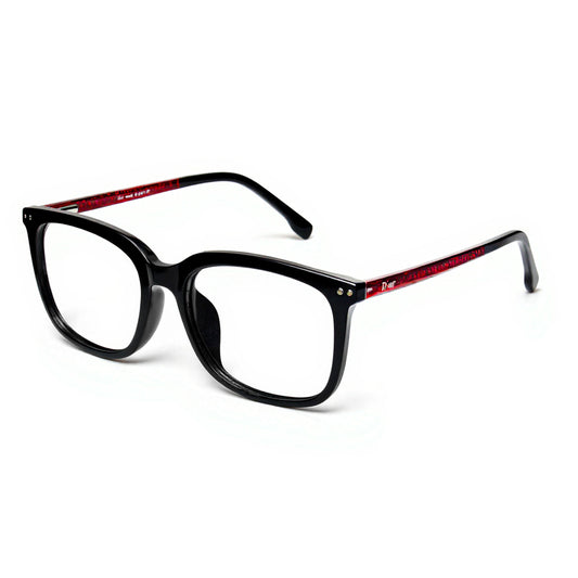 Redline Classic full rim square glasses – premium acetate stylish unisex eyewear Pakistan