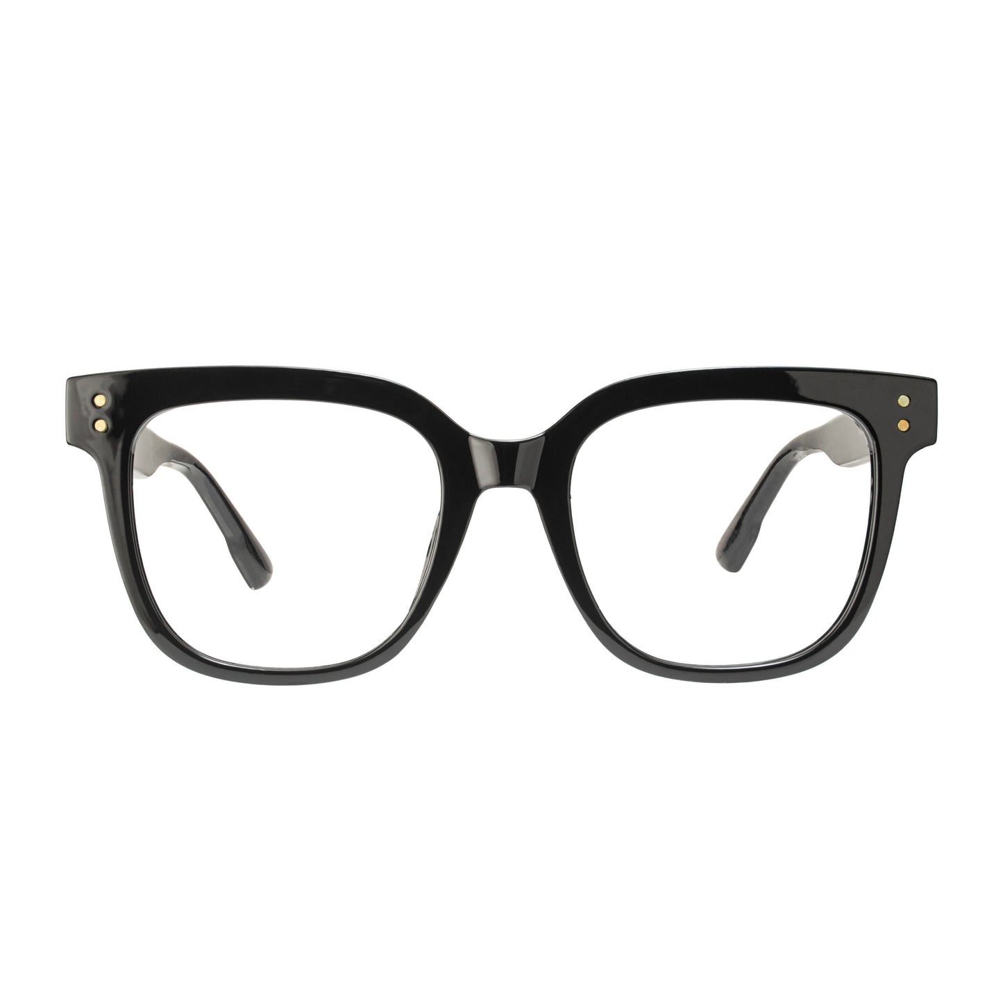 Majestic Vision Glasses – premium Korean-style square acetate frame front view