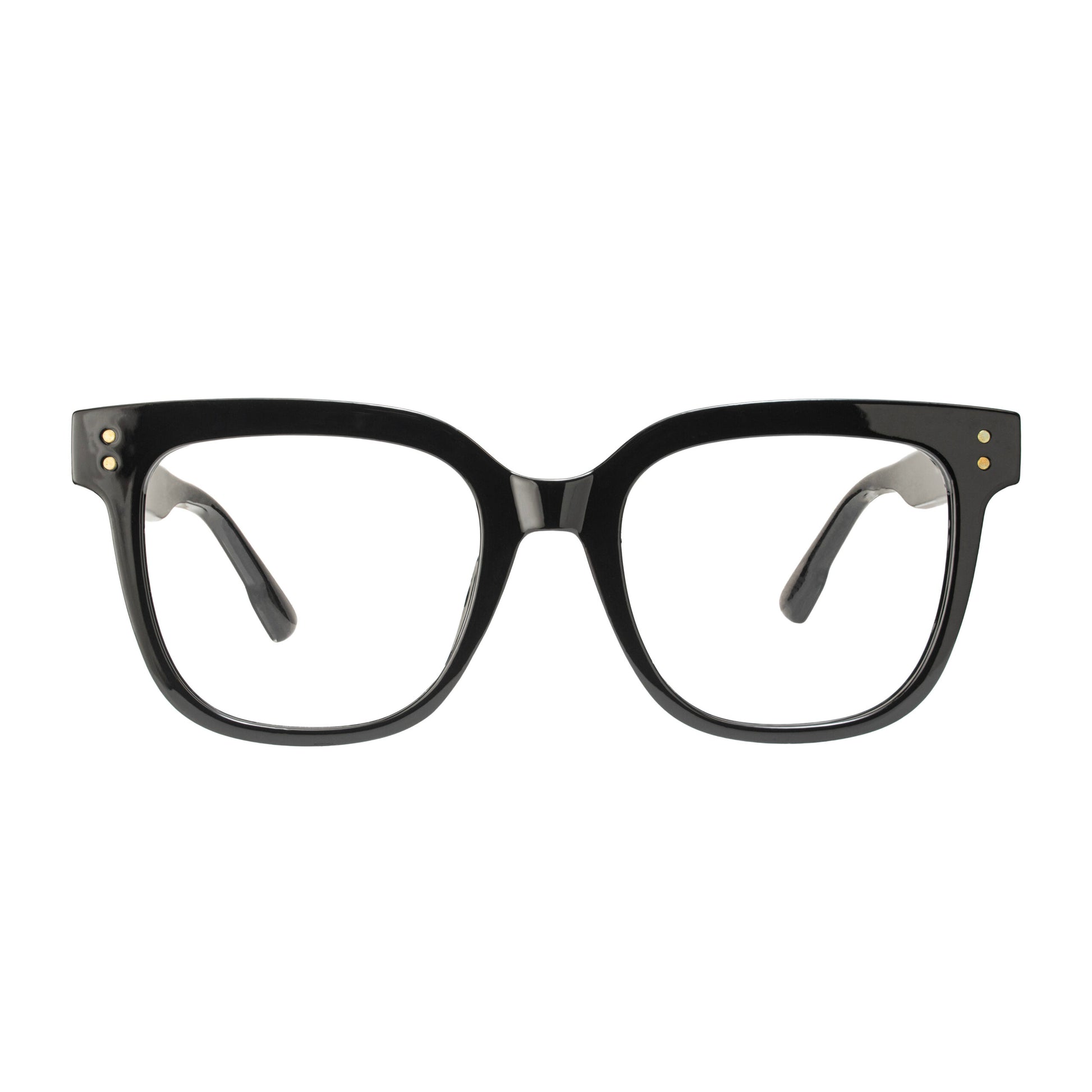Majestic Vision Glasses – premium Korean-style square acetate frame front view