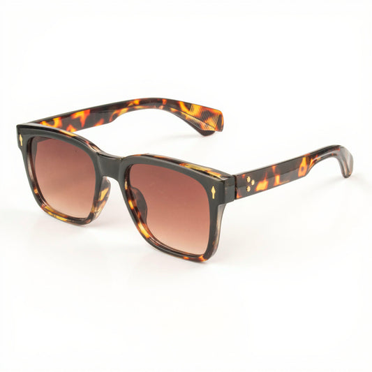 Urban Tortoise Square Sunglasses Tortoise Shell Frame UV400 Protection Front View