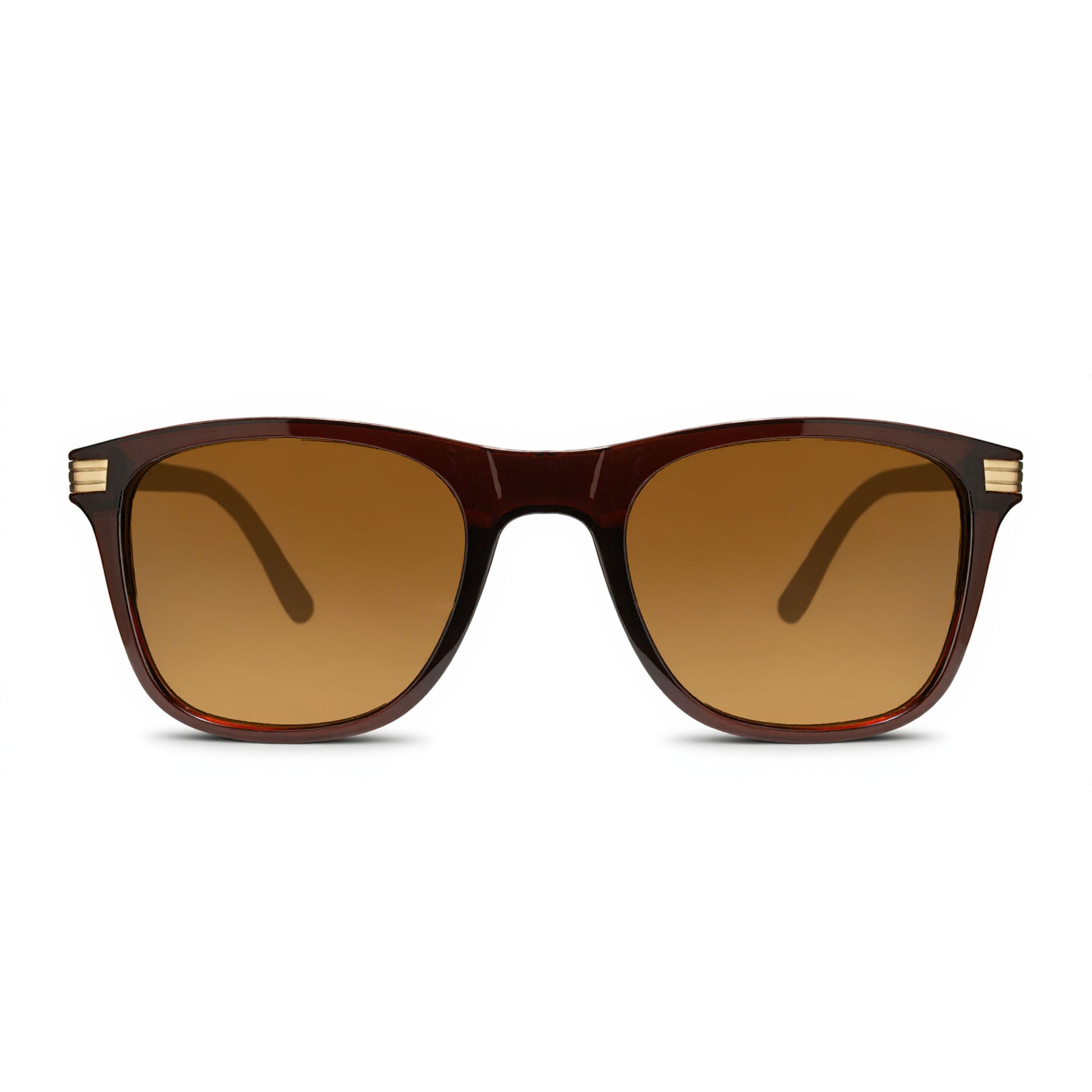 Zen Classic Brown Sunglasses Front View