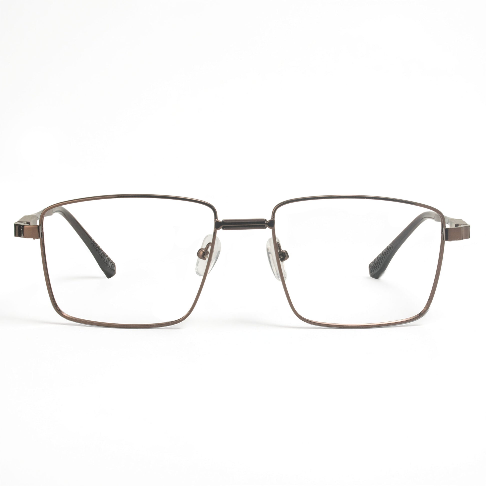 Metallic Bronze Lightweight Metal Eyeglass Frame – Side Angle
