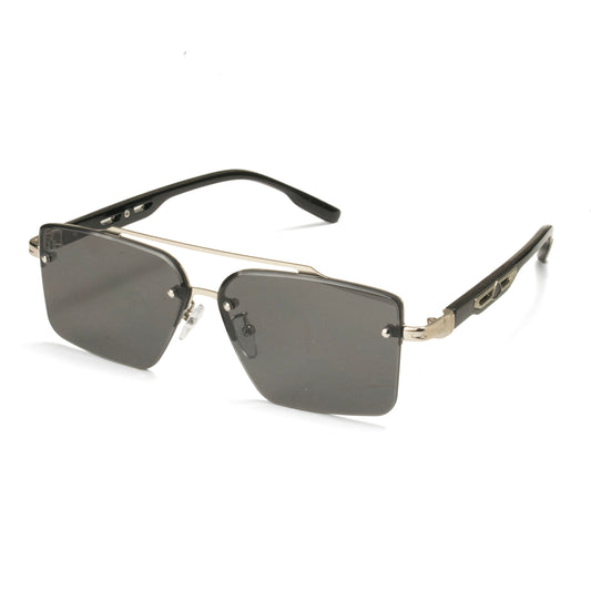 Onyx Horizon black square sunglasses
