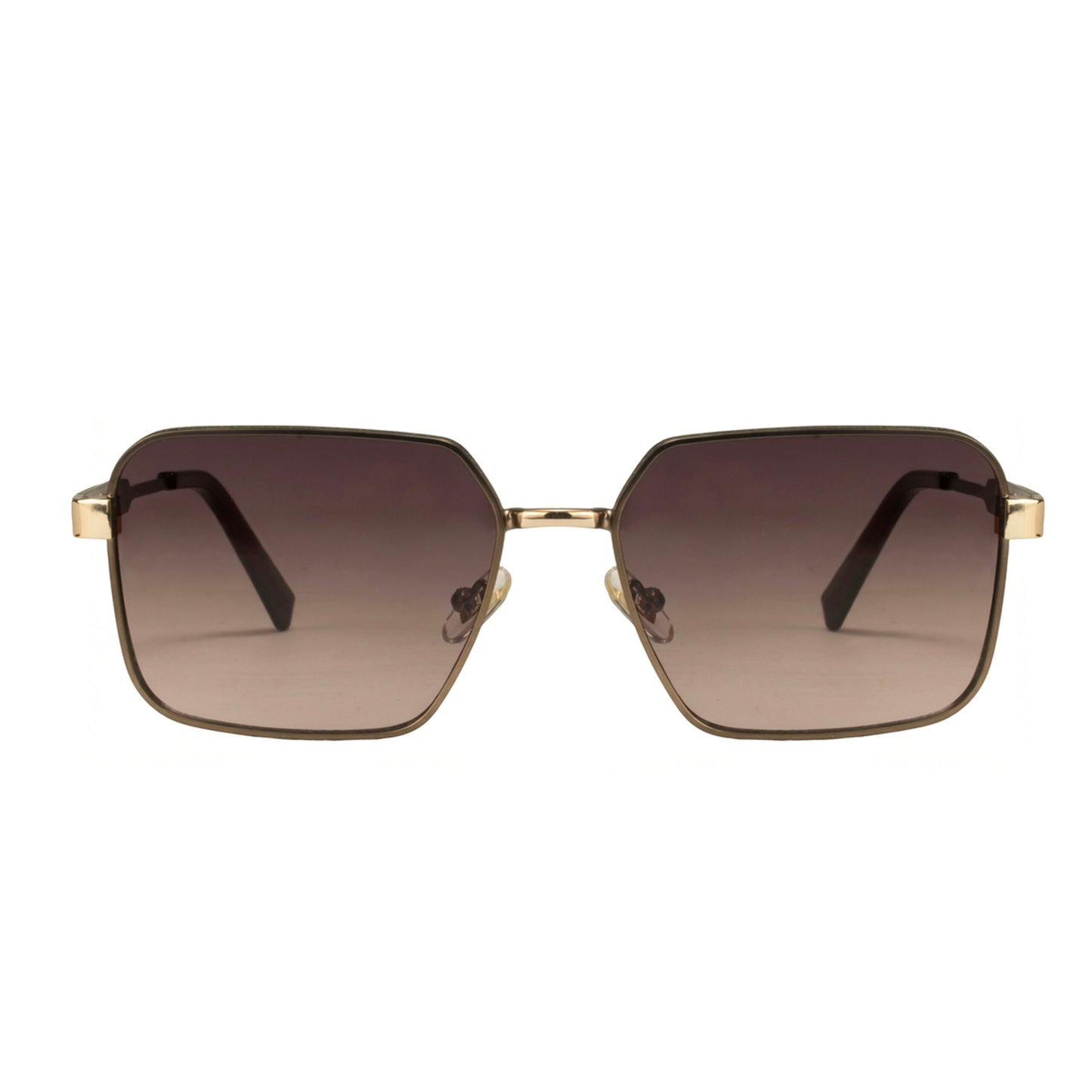Bronze Metal Square Sunglasses UV Lens – Eyeglass.pk
