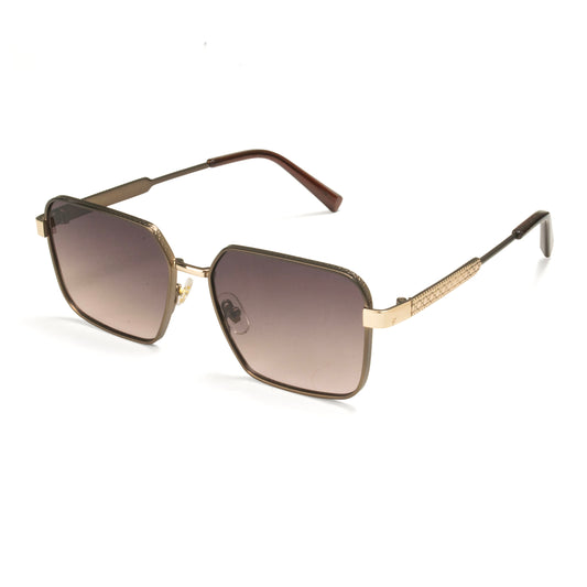 Aurora Bronze Square Sunglasses