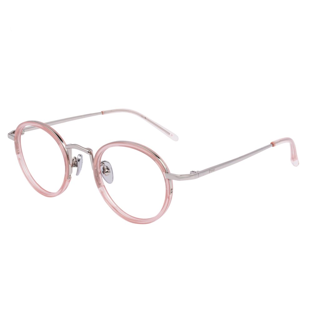 Pink round hotsell glasses frames